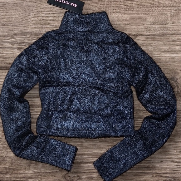 Dolls Kill Trickz N' Treatz Cut It Out Crop Sweater size XS NWT - Picture 5 of 8